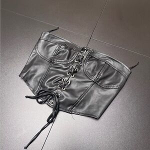 Zara Black Textured Garment